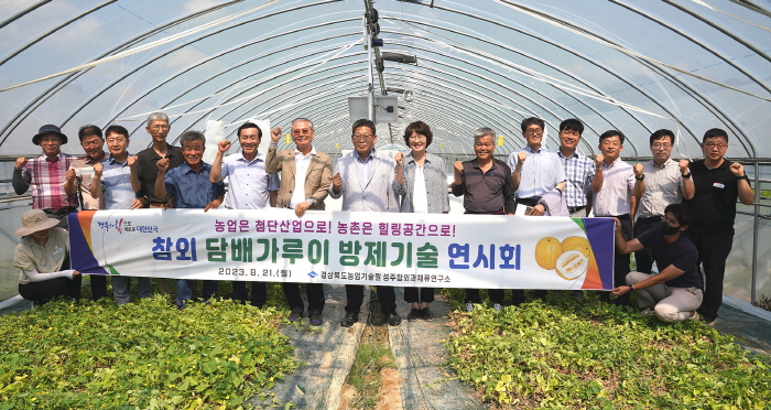 경북농업기술원, 참외 담배가루이 무인방제 기술 개발