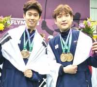 제24회 하계테플림픽, 배드민턴 남자복식 금메달 획득 