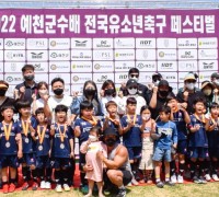 예천군, 2022 예천군수배 전국유소년축구 페스티벌 성황리 마쳐
